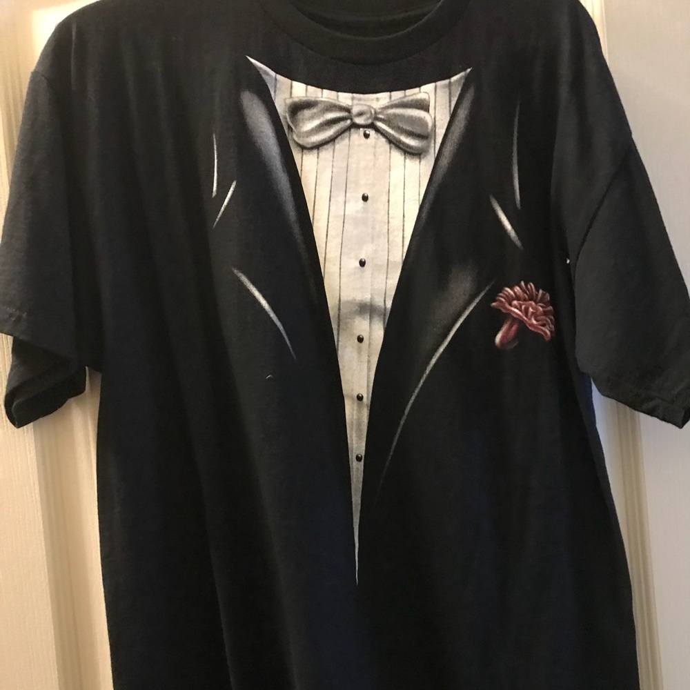 Fake tuxedo shirt